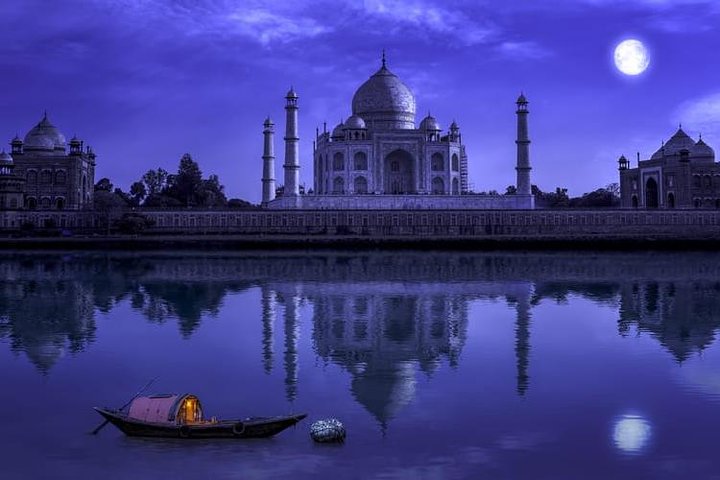 How To Book Taj mahal night view tickets